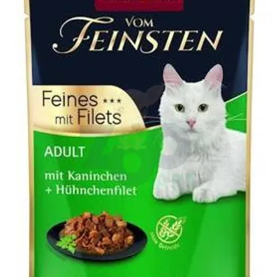 ANIMONDA Cat Vom Feinsten Adult Królik + filet z kurczaka saszetka 85g