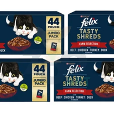 Felix Tasty Shreds w sosie MIX MIĘSNY saszetka 176x85g