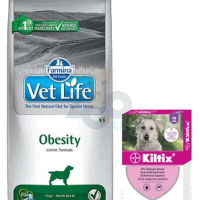 FARMINA Vet Life Dog Obesity 12kg | Darmowa dostawa