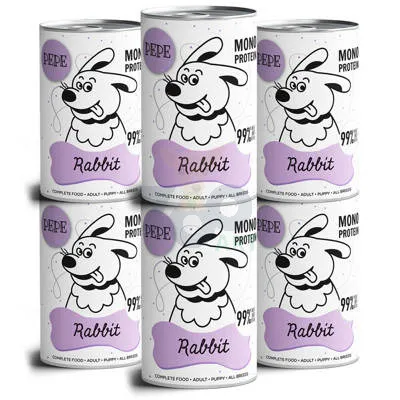 PEPE MONO PROTEIN Rabbit (królik) 6x400g