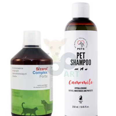 BIOVICO Sizarol Forte 500 ml + PET Shampoo Camomile_Szampon Rumiankowy 250ml Hypoallergenic GRATIS !!!