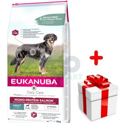 EUKANUBA Mono-Protein Salmon 12kg + niespodzianka dla psa GRATIS!