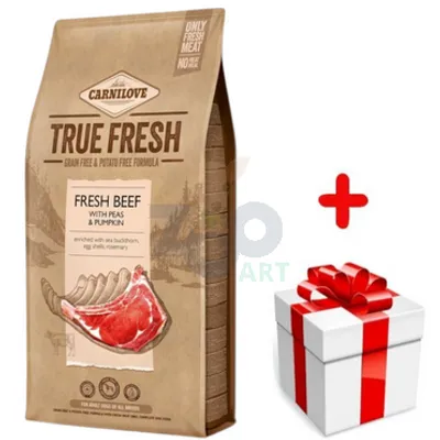 Carnilove True Fresh Beef 4kg + niespodzianka dla psa GRATIS!