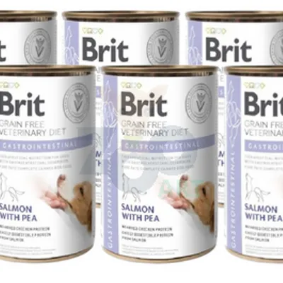 BRIT GF Veterinary Diets Dog Gastrointestinal 6x400g- -karma mokra dla psa