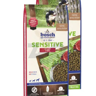 Bosch Sensitive Lamb & Rice, jagnięcina i ryż (nowa receptura) 2x15kg