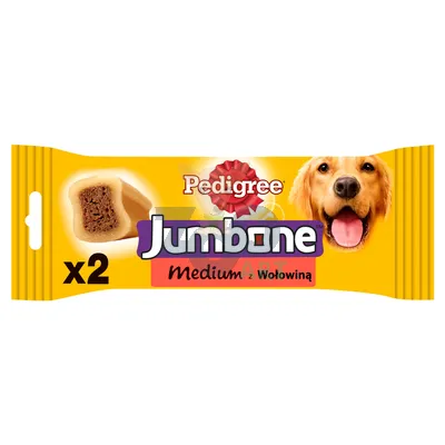 PEDIGREE® Jumbone™ 180g – przysmak dla dorosłych psów, o smaku wołowiny i drobiu