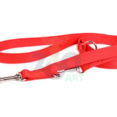 DogStuffs Smycz Regulowana – Czerwona 25mm/220cm