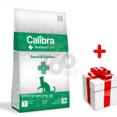 Calibra Veterinary Diets Cat Renal/Cardiac 2kg + niespodzianka dla kota GRATIS!