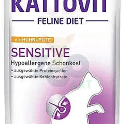 Kattovit Sensitive kurczak+indyk 85g saszetka