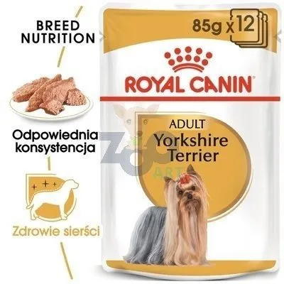 ROYAL CANIN Yorkshire Terrier Adult 12x85g karma mokra - pasztet, dla psów dorosłych rasy yorkshire terrier