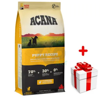 ACANA Puppy Junior 17kg + niespodzianka dla psa GRATIS!