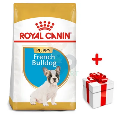 ROYAL CANIN French Bulldog Puppy 1kg karma sucha dla szczeniąt do 12 miesiąca, rasy bulldog francuski + niespodzianka dla psa GRATIS