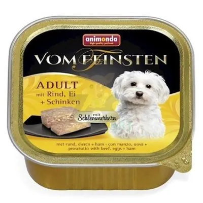 ANIMONDA Dog Vom Feinsten Adult Wołowina, Jaja Szynka 150g