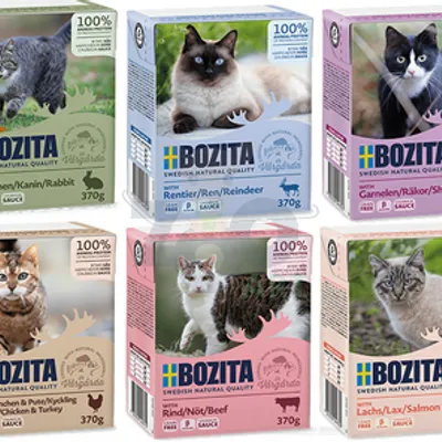 BOZITA Cat Pakiet Próbny W Sosie 6 x 370g