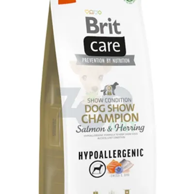 BRIT CARE Dog Hypoallergenic Dog Show Champion Salmon & Herring 12kg