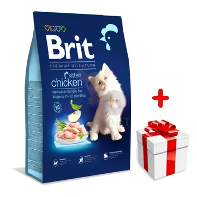 BRIT Premium By Nature Kitten 300g + niespodzianka dla kota GRATIS!