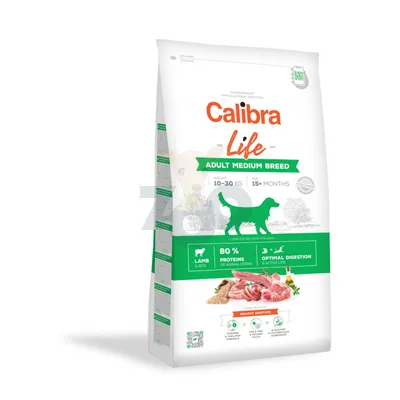 Calibra Dog Life Adult Medium Lamb 12kg