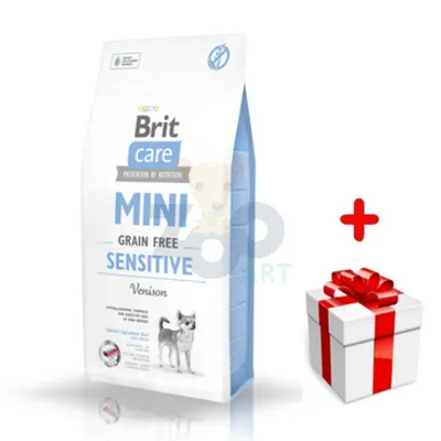 BRIT CARE Mini Grain-Free Sensitive 400g + niespodzianka dla psa GRATIS!