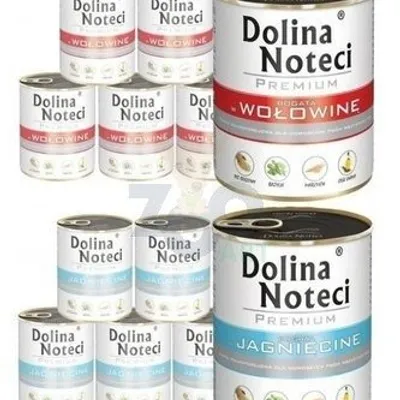 Dolina Noteci PREMIUM 24x800g (jagnięcina + wołowina)