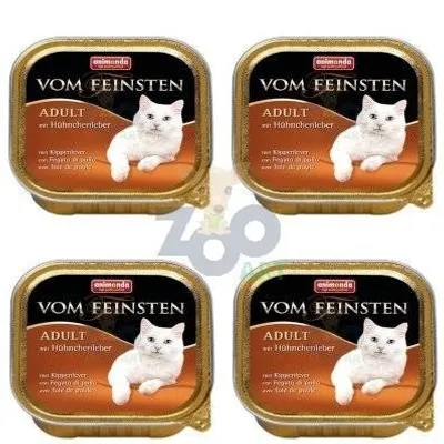 ANIMONDA Vom Feinsten Classic Cat smak: z wątróbką drobiową 32x100g