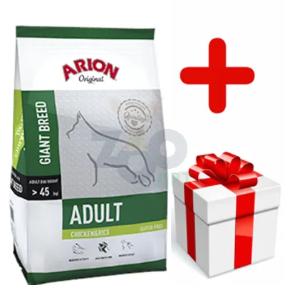 ARION Original Adult Giant Breed Chicken & Rice 12kg + niespodzianka dla psa GRATIS!