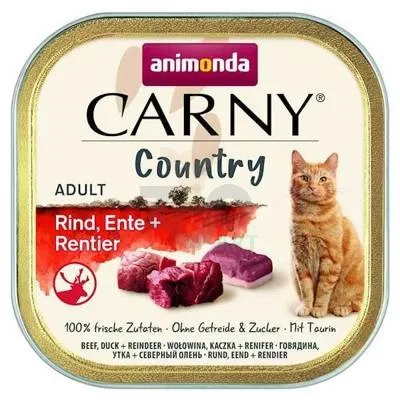 ANIMONDA Carny Country Adult Wołowina, Kaczka i Renifer 100g