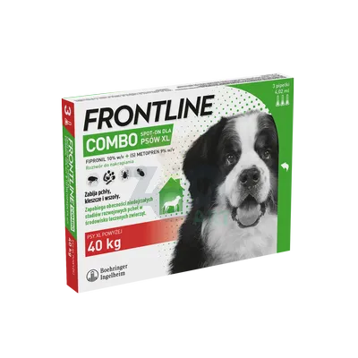 FRONTLINE Combo Spot -On Pies XL powyżej 40kg (pipeta 3x 4,02ml)