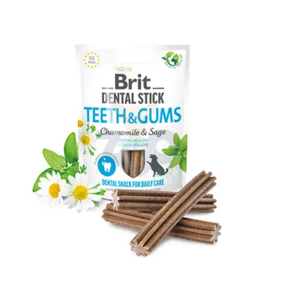 BRIT CARE Dog Dental Stick Teeth & Gums with Chamomile & Sage 7szt (251g)