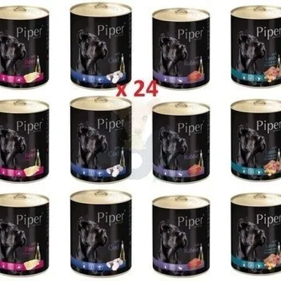 DOLINA NOTECI Piper dla psa mix smaków 24x800g