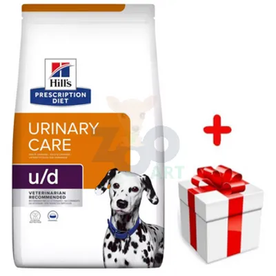 HILL'S PD Prescription Diet Canine u/d Urinary Care 10kg + niespodzianka dla psa GRATIS!