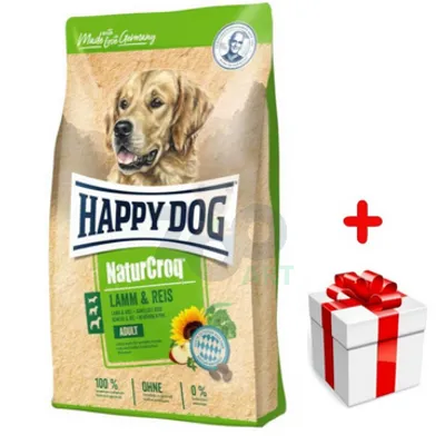 Happy Dog NaturCroq Jagnięcina i ryż 15kg + niespodzianka dla psa GRATIS!