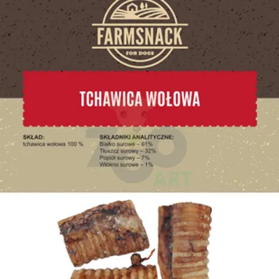 FarmSnack Tchawica wołowa 1kg