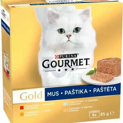 Purina Gourmet Gold Mus mix 8x85g