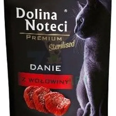 Dolina Noteci Premium dla kotów sterylizowanych z wołowiną 85g