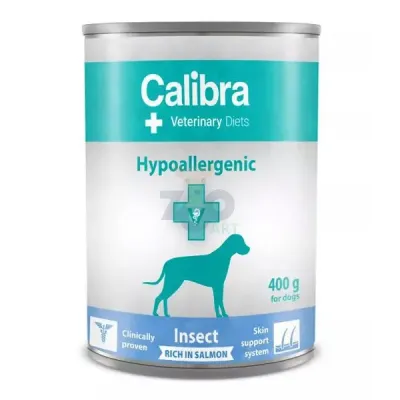 Calibra Veterinary Diets Dog Hypoallergenic Insect & Salmon 400g