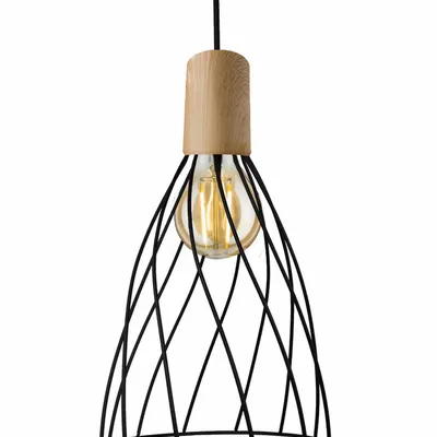 Moderno lampa wisząca długa E27 LP-1221/1P L E27 BK