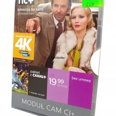 4K Moduł NC+ Cayman CAM CI+ Start HD 74 Kanały 3M