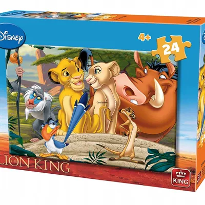 PUZZLE 24 el KRÓL LEW LION KING 24 x 17 cm 472