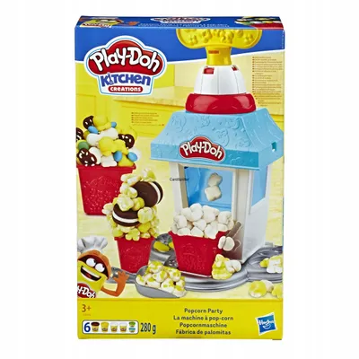 Play Doh POPKORN PARTY HASBRO SUPER ZESTAW ES110