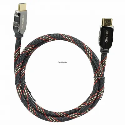 Kabel HDMI 2.1 KS-001 8K 1m złoty