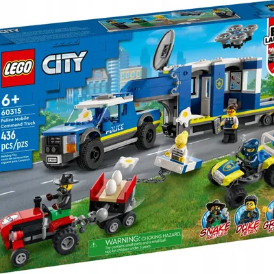 LEGO City Mobilne centrum dowodzenia policji 60315