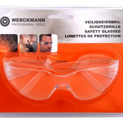 Okulary ochronne gogle przeciwodpryskowe BHP WERCKMANN SAFETY GLASSES