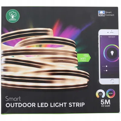 TAŚMA LED NEON LSC SMART 5 m 20 W wifi 2.4 OUTDOOR