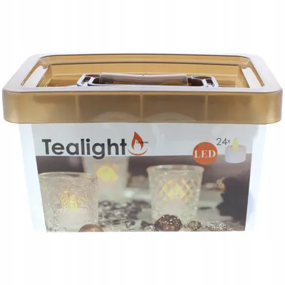 TEALIGHT LED ŚWIECZKI PODGRZEWACZE BATERIE 24 szt