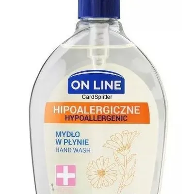 Mydło hipoalergiczne w płynie 500ml ON LINE do rąk