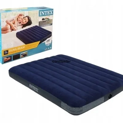 MATERAC INTEX 64758 Welurowy 191x137x25 + POMPKA