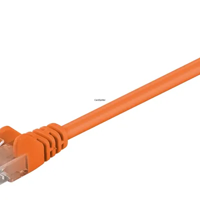 Kabel LAN patchcord CAT 5E U/UTP POMARAŃCZOWY 3M