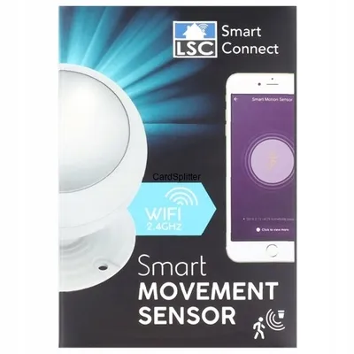 SMART SENSOR RUCHU WIFI 150deg; ZASIĘG 5metrów 2,4GHz