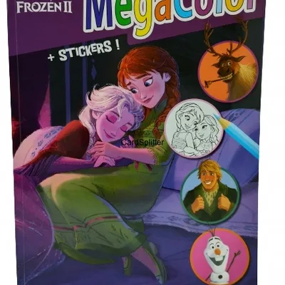 KOLOROWANKA DISNEY MEGA COLOR naklejki Frozen II