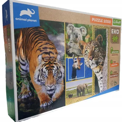 Trefl 91751 EKO Puzzle 1000 el. Animal Planet XXL